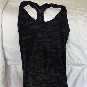 lululemon athletica Black Camo Racerback Tank